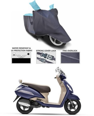 RWT Two Wheeler Cover for TVS(Jupiter 125, Blue, Grey)