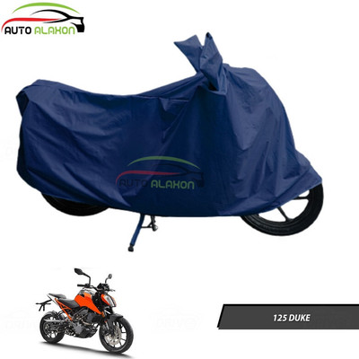 AUTO ALAXON Waterproof Two Wheeler Cover for KTM(125 Duke, Blue)
