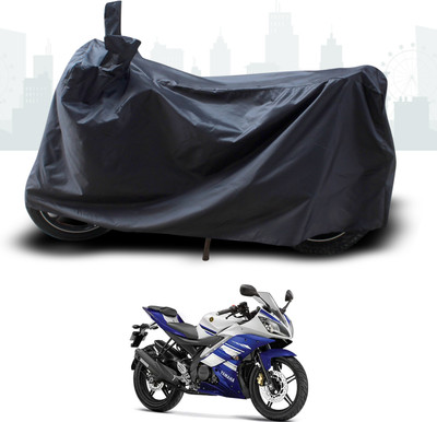 DeepShakshi AUTOMOTIVE Two Wheeler Cover for Yamaha(R15 s, Black)