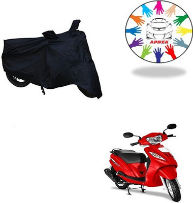 MMSSTAR Waterproof Two Wheeler Cover for Hero(Electric Optima, Black)