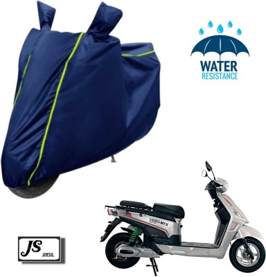 JSJINSIL Waterproof Two Wheeler Cover for Hero(Electric NYX e5, Blue)