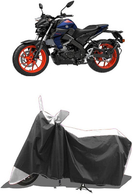 SUGASHRI Waterproof Two Wheeler Cover for Yamaha(MT-15, White, Black)
