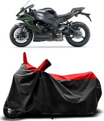 MMSSTAR Waterproof Two Wheeler Cover for Kawasaki(Ninja ZX-6R BS6, Red)