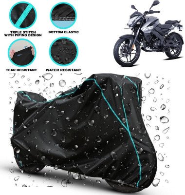 kerwa Waterproof Two Wheeler Cover for Bajaj(Pulsar NS 160, Black)