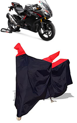 Amexride Two Wheeler Cover for TVS(Apache RTR 310, Black)