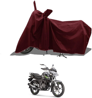 AESTRYD Two Wheeler Cover for Bajaj(Discover 125 DTS-i, Maroon)