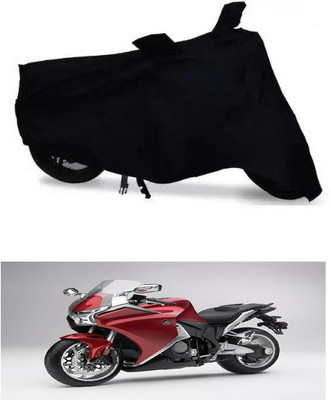 APNEK Waterproof Two Wheeler Cover for Honda(VFR 1200F, Black)