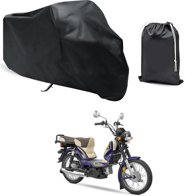 PAGORA Waterproof Two Wheeler Cover for TVS(XL 100 Comfort BS6, Black)