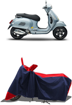 SUGASHRI Waterproof Two Wheeler Cover for Vespa(GTS Super 300 BS6, Red, Blue)