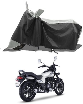 GROFATIK Two Wheeler Cover for Bajaj(Avenger 220 Street, Grey)