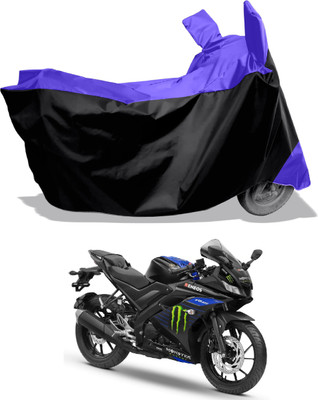 Amexride Two Wheeler Cover for Yamaha(YZF R15 V3 Moto GP Edition, Multicolor)