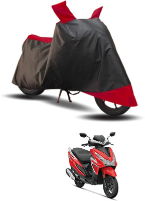 KEDIT Two Wheeler Cover for Honda(Grazia BS6, Red, Black)