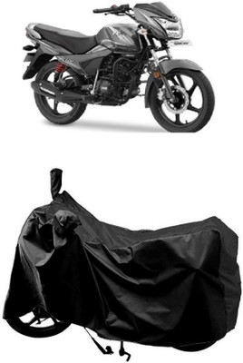 AutoKick Two Wheeler Cover for TVS(Victor GLX, Black)