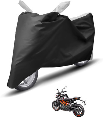 Caronix Waterproof Two Wheeler Cover for KTM(250 Duke, Silver)