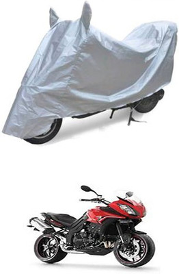 THE REAL ARV Waterproof Two Wheeler Cover for Triumph(Silver)