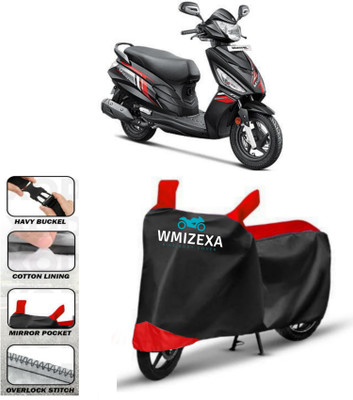 WMIZEXA Two Wheeler Cover for Universal For Bike(Maestro, Red, Black)