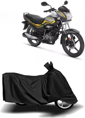 MMSSTAR Waterproof Two Wheeler Cover for Hero(Super Splendor, Black)