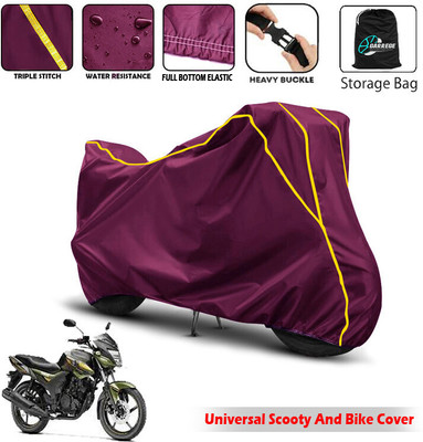 AUTOBIRSA Two Wheeler Cover for Yamaha(SZ RR V2.0, Maroon)