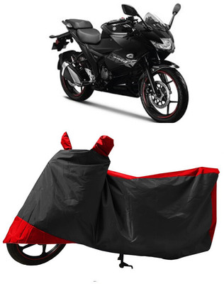 GROFATIK Two Wheeler Cover for Suzuki(Gixxer SF 150, Red)