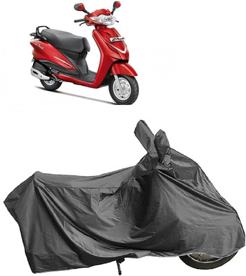 DIGGU Two Wheeler Cover for Hero(Duet LX 110CC, Grey)