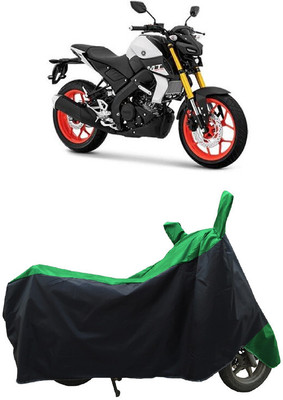 Coxtor Waterproof Two Wheeler Cover for Yamaha(MT 15 New BS6, Green)