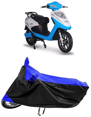 GROFATIK Two Wheeler Cover for Ampere(Reo Elite BS6, Blue)