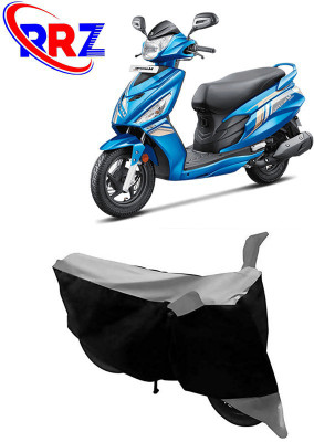 RRZ Waterproof Two Wheeler Cover for Hero(Maestro Edge, Black, Grey)
