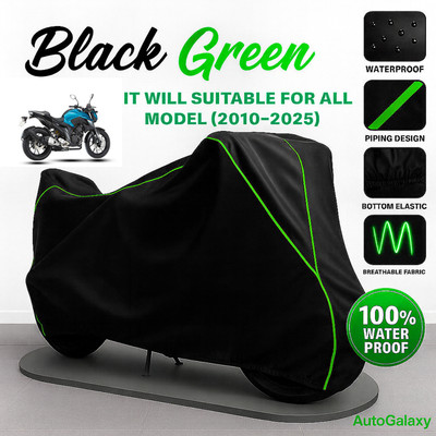AutoGalaxy Waterproof Two Wheeler Cover for Yamaha(FZ 25 BS6, Black)