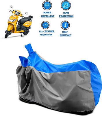 CODOKI Waterproof Two Wheeler Cover for Hero(Pleasure, Grey)