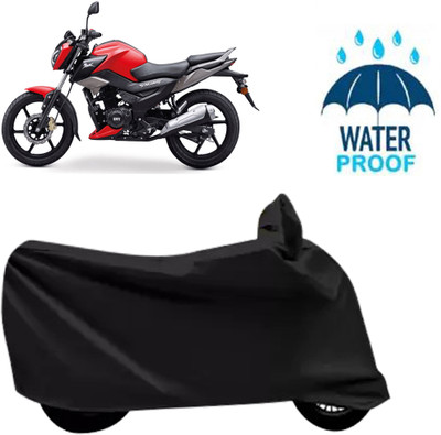 Autoinnovation Waterproof Two Wheeler Cover for TVS(Raider, Black)