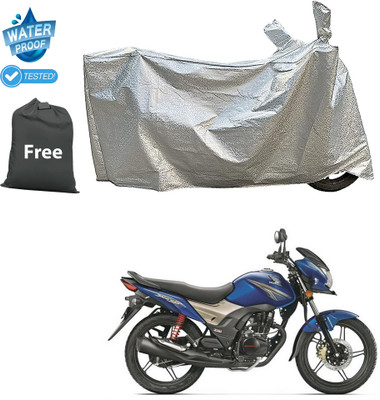 CODOKI Waterproof Two Wheeler Cover for Honda(CB Shine SP, Silver)