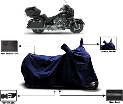 Amexride Two Wheeler Cover for Indian(Roadmaster, Blue)