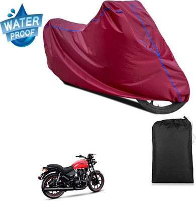 PAGORA Waterproof Two Wheeler Cover for Royal Enfield(Thunderbird 350, Maroon)
