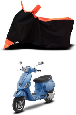 VESMEI Two Wheeler Cover for Vespa(SXL 150 BS6 BS6, Orange)