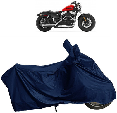 DIGGU Two Wheeler Cover for Harley Davidson(Forty Eight, Blue)