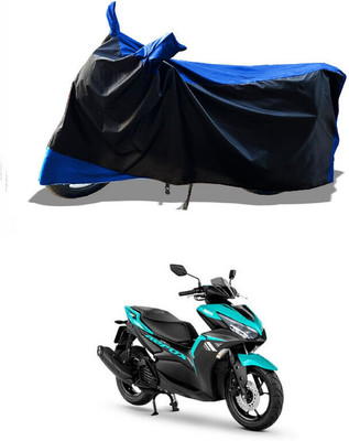 DeepShakshi AUTOMOTIVE Waterproof Two Wheeler Cover for Yamaha(Aerox 155 Maxi BS6, Blue)