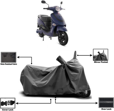 Amexride Two Wheeler Cover for Hero Electric(Electric Photon BS6, Grey)