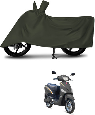 DeepShakshi AUTOMOTIVE Waterproof Two Wheeler Cover for Hero(Electric Optima HS500 ER, Green)