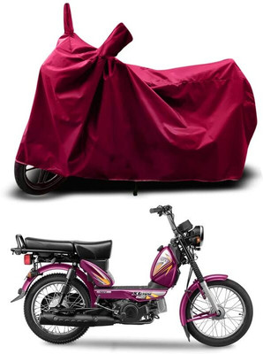 KEDIT Two Wheeler Cover for TVS(XL 100 Heavy Duty BS6, Maroon)