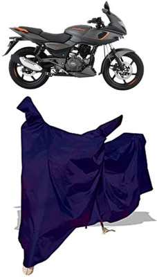 Amexride Two Wheeler Cover for Bajaj(Pulsar 180F BS6, Blue)