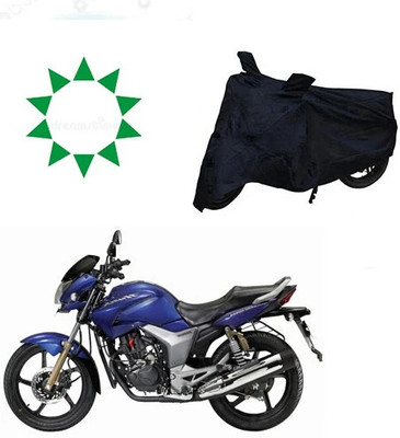 DeepShakshi AUTOMOTIVE Waterproof Two Wheeler Cover for Honda(CBZ TYPE 1, Black)