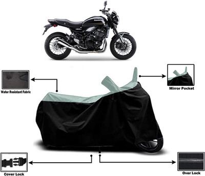 Amexride Two Wheeler Cover for Kawasaki(Z900RS BS6, Multicolor)
