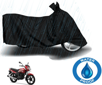DeepShakshi AUTOMOTIVE Waterproof Two Wheeler Cover for TVS(Sport, Black)