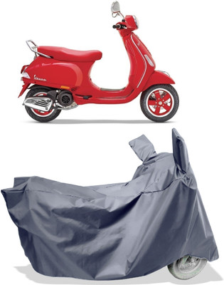 Amexride Two Wheeler Cover for Vespa(Urban Club BS6, Grey)