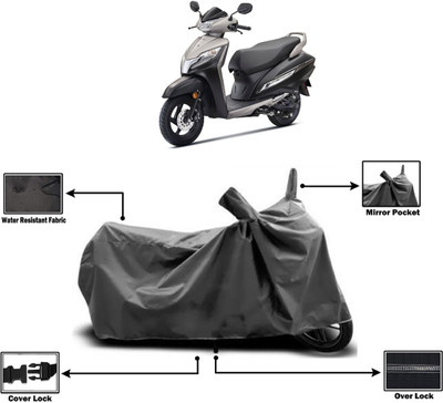 Amexride Two Wheeler Cover for Honda(Activa 125, Grey)