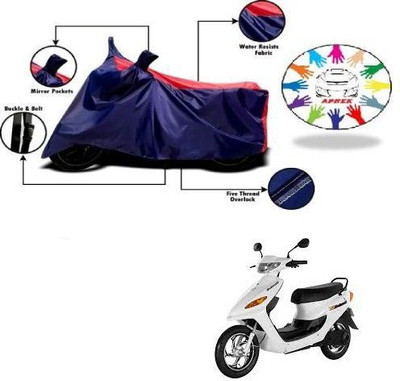 DeepShakshi AUTOMOTIVE Waterproof Two Wheeler Cover for Indus(Yo Electron, Blue, Red)