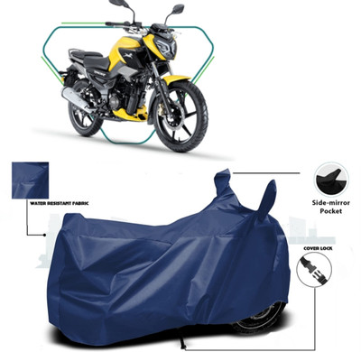 Mdstar Waterproof Two Wheeler Cover for TVS(Raider, Blue)