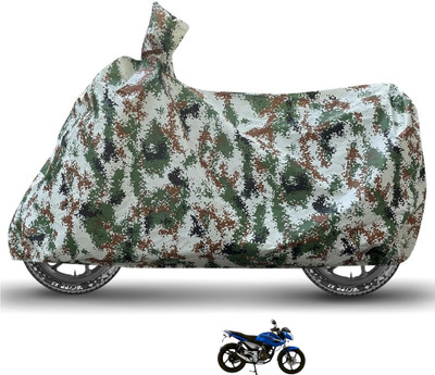 Caronix Waterproof Two Wheeler Cover for Bajaj(XCD 135, Green)