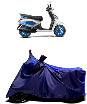 VESMEI Two Wheeler Cover for Mahindra(Gusto Electric, Blue)