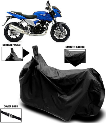 MMSSTAR Waterproof Two Wheeler Cover for Bajaj(DTS-i, Black)